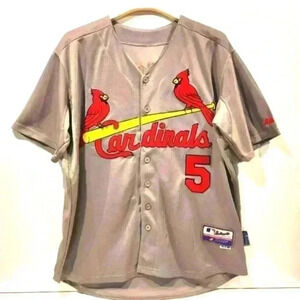 Majestic Authentic Collectors Cardinals #5 PUJOLS, Jersey Size 48 Baseball Jerse